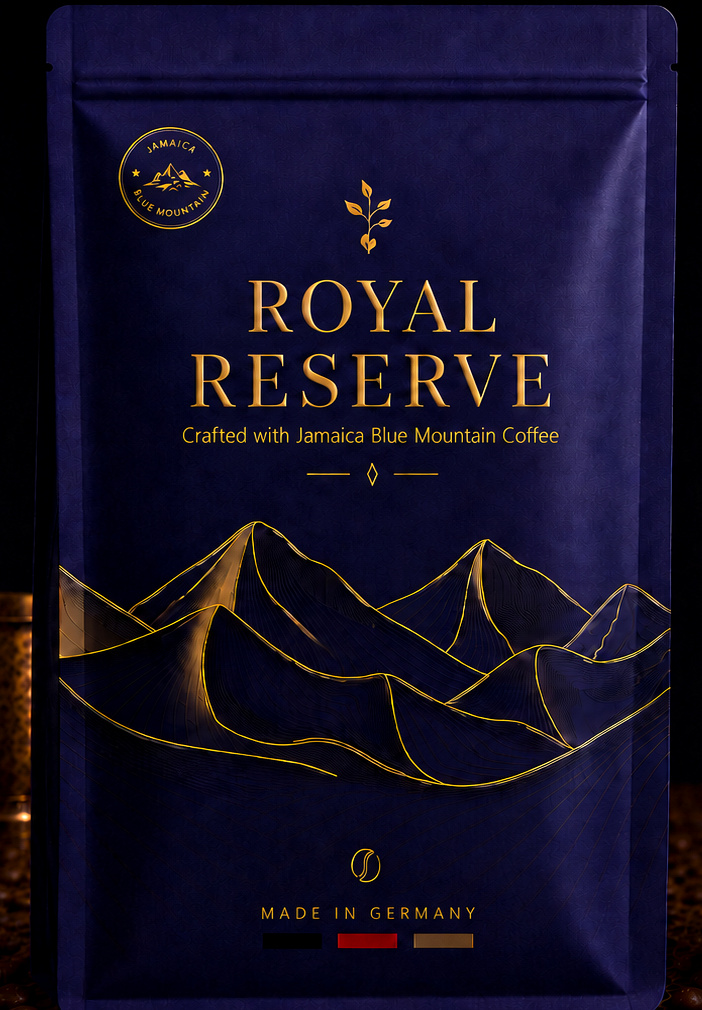 Royal Reserve whole-bean coffee package